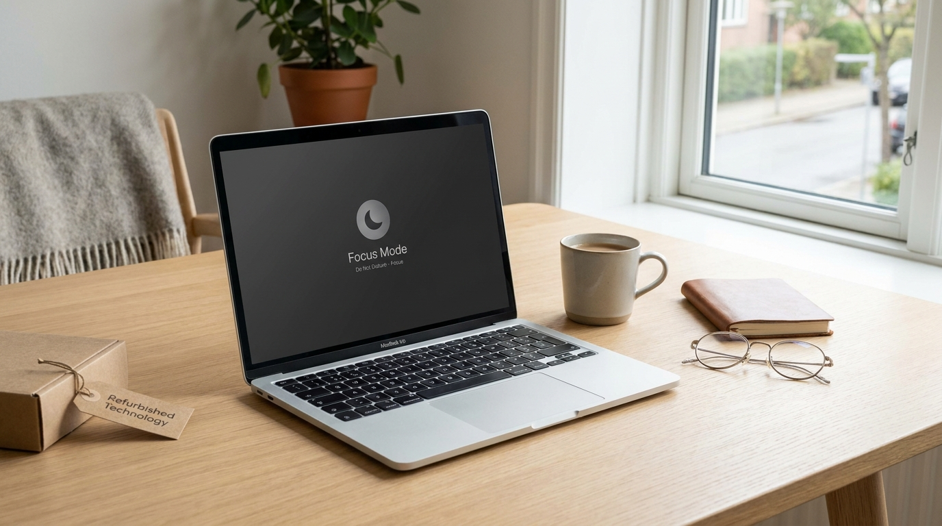 Fokus-tilstand og notifikationsstyring på MacBook