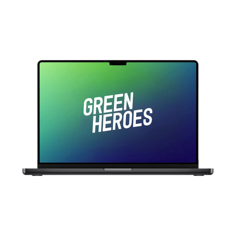 MacBook Pro 2024 — Meget flot stand — Green Heroes