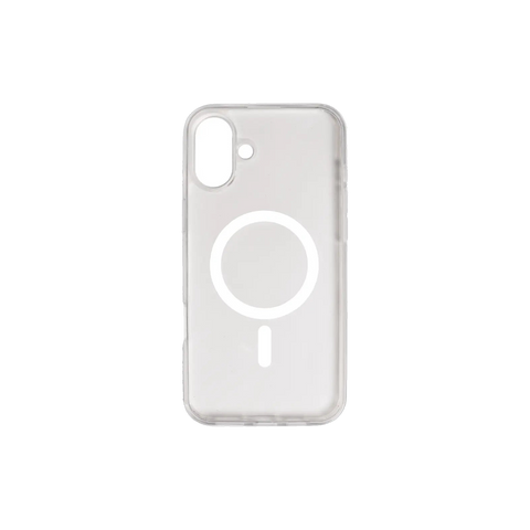 Cover med MagSafe til iPhone 16 Plus (klar) — Meget flot stand — Green Heroes