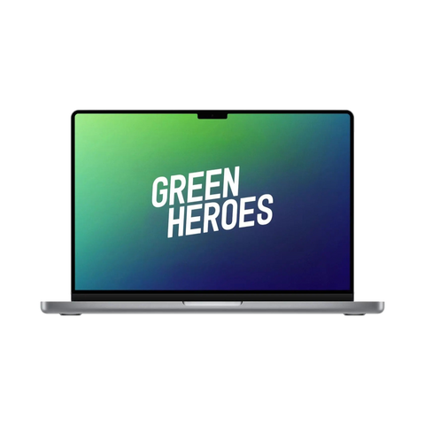 MacBook Pro 14" 2023 — Meget flot stand — Green Heroes